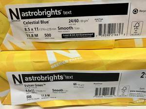 Astrobrights Copy Paper