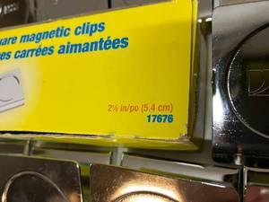 Square Magnetic Clips