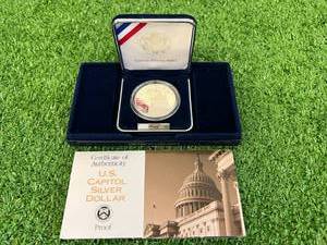 US Mint Proof Capitol Silver Dollar - 26.73 grams 90% Silver