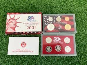 2001 US Mint Silver Proof Set
