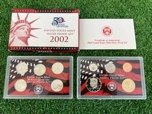 2002 US Mint Silver Proof Set