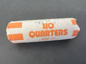 Full Roll (40) Silver Washington Quarters