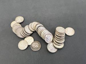 Full Roll (40) Silver Roosevelt Dimes