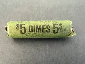 Full Roll (40) Silver Roosevelt Dimes