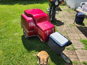 lot 54 image: L & M Sales Custom Built Motorcycle Trailer