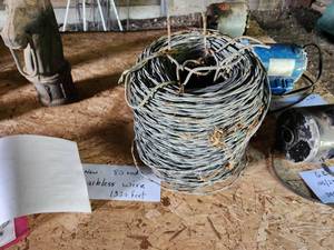 lot 75 image: 80 rod  1320 ft Barbless Wire
