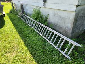 lot 100 image: Werner 40 Extension Ladder