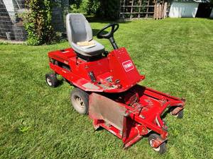 lot 13 image: 1996 Toro Groundmaster 120 Gas Riding Lawn Mower 52 Deck