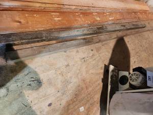 lot 34 image: Lot of (2) 4x4 Posts - 12 Oak and 14 Pine