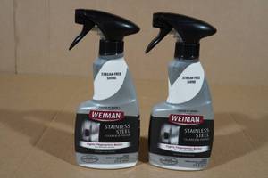 lot 145 image: 2 Weiman Stainless Steel Cleaner and Polisher