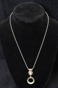 lot 160 image: Sterling Silver Necklace with Pendant