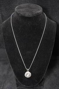 lot 165 image: Pisces Pendant with Sterling Silver Necklace