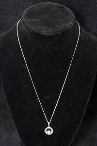 lot 171 image: Sterling Silver Praying Hands Pendant with Necklace
