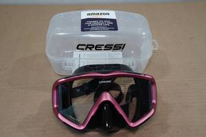 lot 217 image: Cressi Pano 3 Mask -PinkBlack