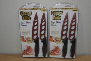 lot 263 image: 2-Sets of Copper Knives