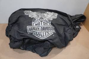 lot 304 image: Harley Davidson Motorcycle Cover #98316-87 Fits Full Size