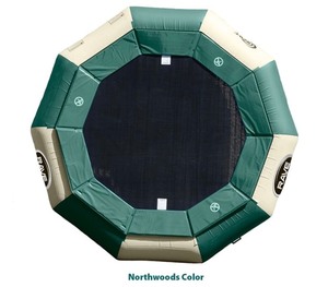 lot 1C image: Rave Sports Aqua Jump Eclipse 120 Water Trampoline - Northwoods Edition