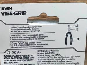 lot 56 image: Irwin Tools Linemans Pliers with Fish Tape Puller Model # 1773614 0805246