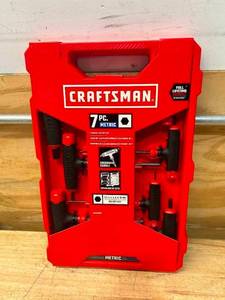 lot 71 image: CRAFTSMAN T-Handle Hex Key Set, Metric, 7 Piece (CMHT26016) (0803248)