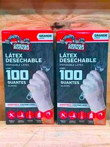 lot 78 image: Lot of 2 - Boxes Of Grease Monkey Disposable Latex Gloves
