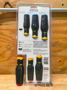 lot 79 image: Stanley Fatmax 6 Piece Screwdriver Set 0713248