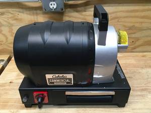 lot 97 image: Cabelas Commercial-Grade 34HP Carnivore Meat Grinder Model # 21-05-0200