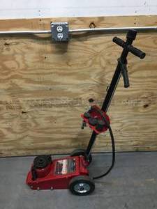 lot 107 image: Strongway 35 Ton AirHydraulic Floor Jack Model # 46201