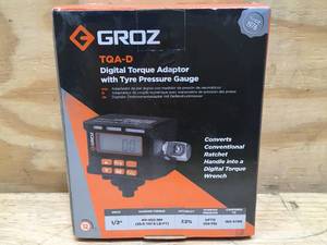 lot 123 image: GROZ TQA-D Digital Torque Adaptor With Tyre Pressure Gauge