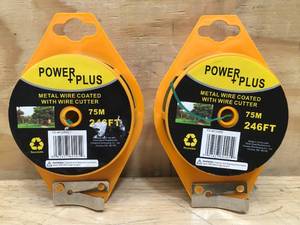 lot 126 image: Lot of 2 - Power Plus Metal Wire Coated With Wire Cutter