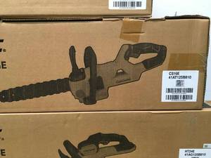 lot 1A image: New Cub Cadet Combo Lot Of 4  lawn tools WITH battery and charger - CS16E CORDLESS 60V MAX CHAINSAW ,LB600E 60V CORDLESS LEAF BLOWER, HT24E CORDLESS 60 VOLT MAX HEDGE TRIMMER And ST15E CORDLESS 60 VOLT MAX STRING TRIMMER