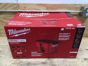 lot 38 image: Milwaukee 9 Gallon WetDry Vacuum Tank Model # 0912-20