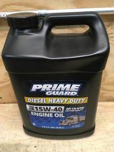lot 157 image: Prime Guard Diesel Heavy Duty SAE 15W-40 Engine Oil 08222431.92