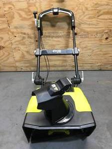 lot 5A image: Ryobi 40V Brushless 21 Snow Blower Model # RY40806VNM
