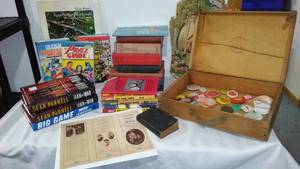 lot 107 image: Books, Pins And More.