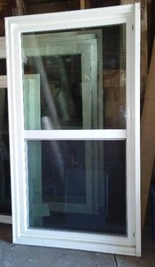 lot 8 image: LINDSAY SINGLE-SLIDER WINDOW - NEW, 65 x 36.
