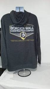 lot 20 image: Boader wall Construction Pullover Hoodie  NEW.