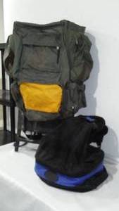 lot 26 image: Hiking Ridgeway Frame Backpack and Picnic backpack.