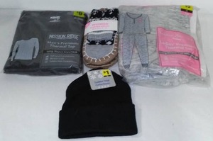 lot 75 image: New Thermals, Hat and Slippers.