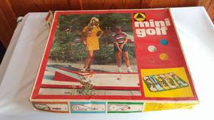 lot 93 image: Vintage Technofix Mini Golf Game.