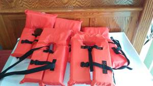 lot 99 image: Life Jackets (5) Child Size