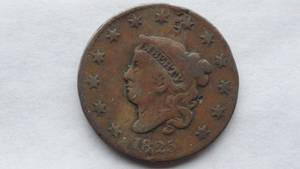 1825 Large Cent  Circulated Cent