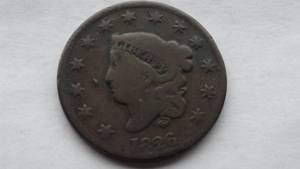 1826 Large Cent  Circulated Cent