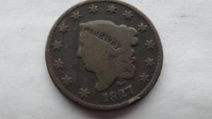 1987 Large Cent  Circulated Cent