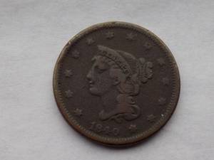 1840 Large Cent  Circulated Cent