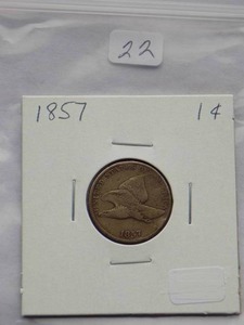 1857 Flying Eagle Circulated