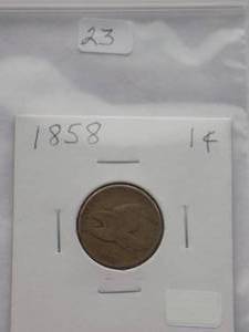 1858 Flying Eagle Circulated