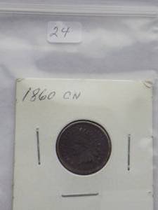 1860 Indian Cent Circulated