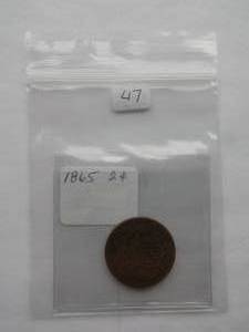 1865 2-cent