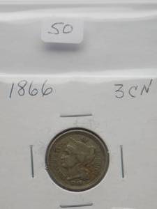 1866 3 Cent
