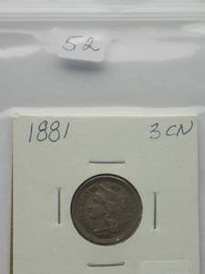 1881 3 Cent